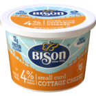 Bison® 4% Small Curd Cottage Cheese container.