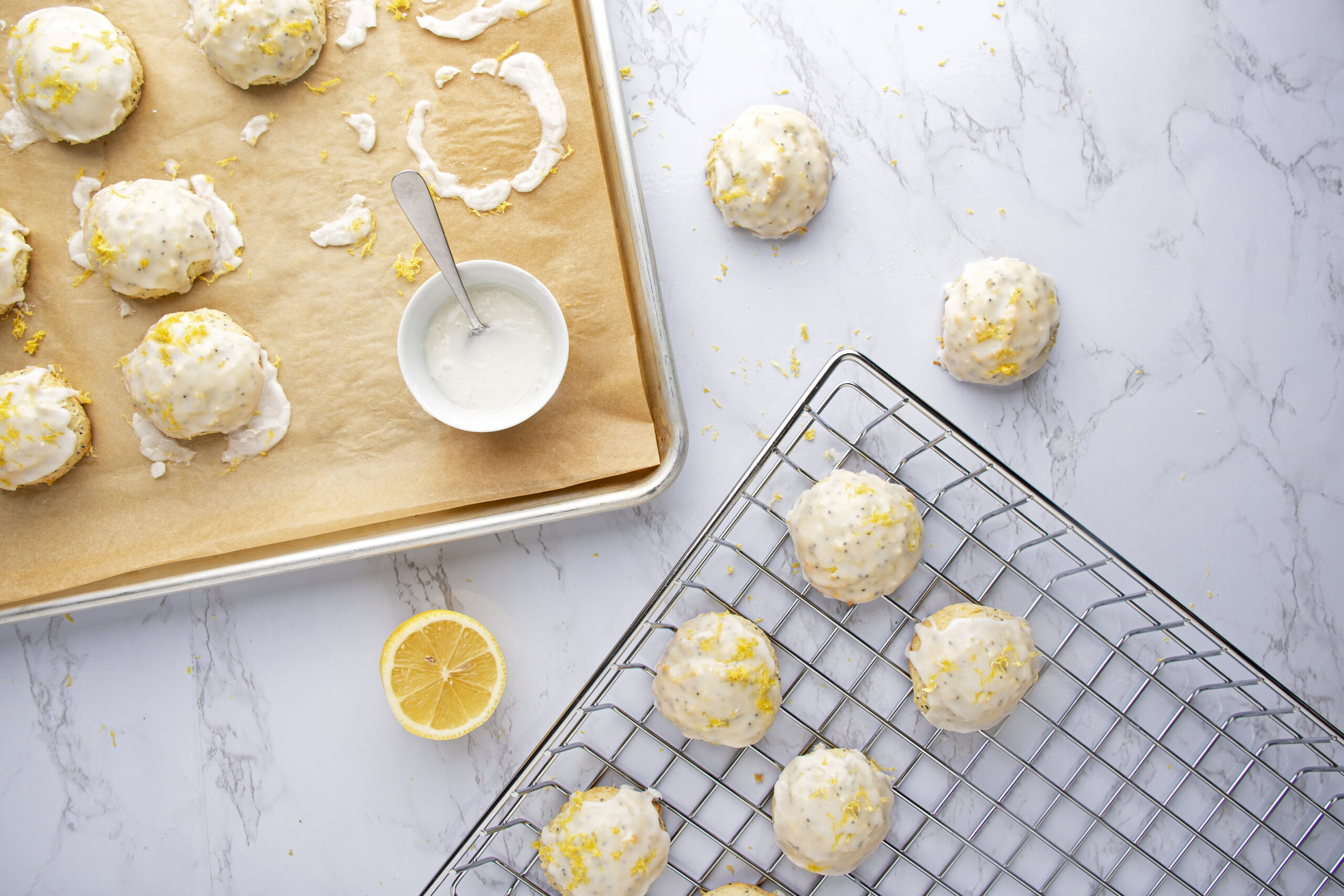 Ricotta Cookies with Lemon and Poppyseed