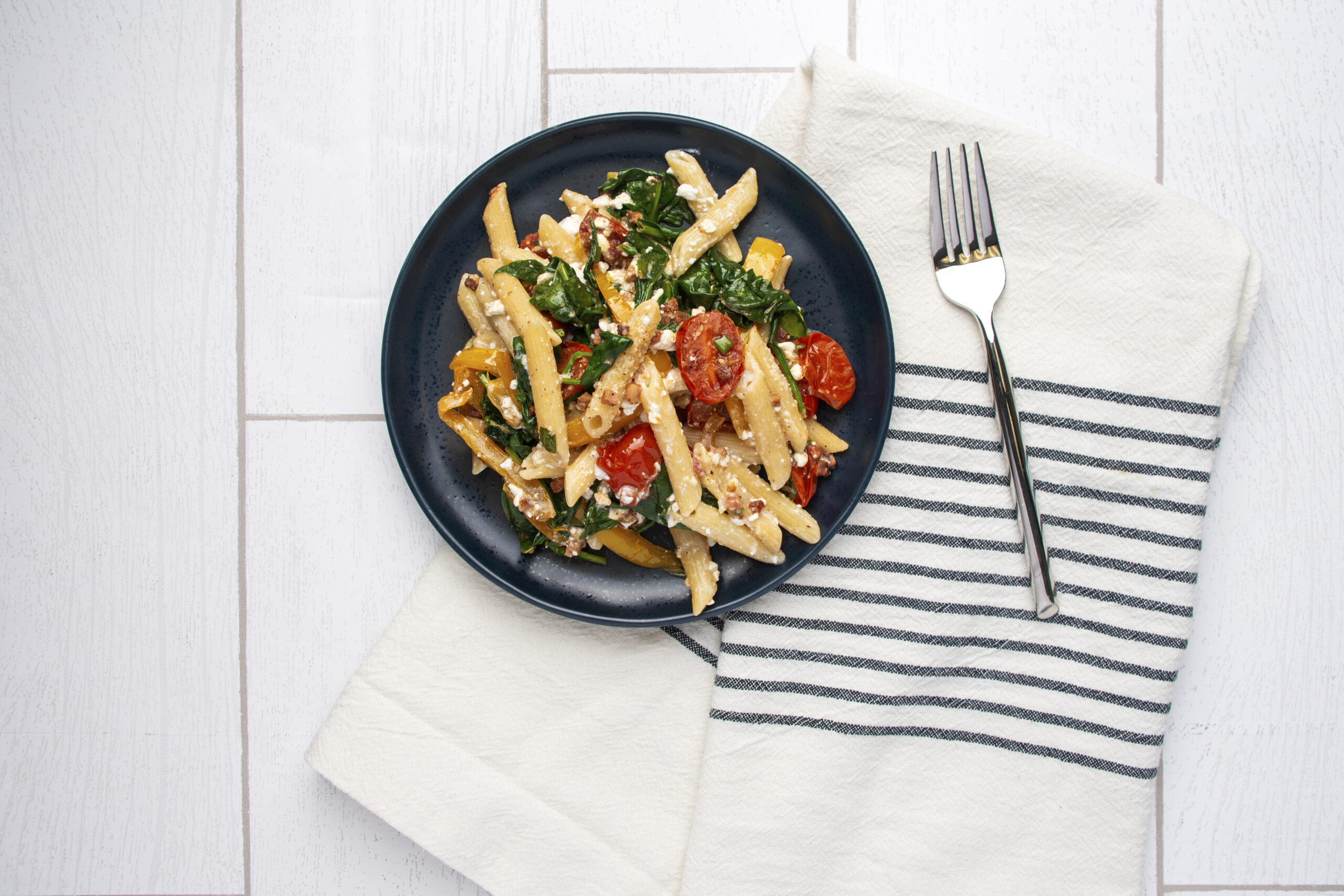 Vegetable ‘N Pancetta Penne