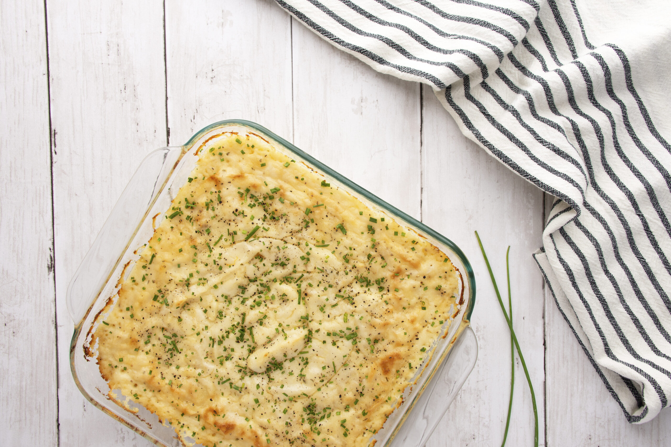 French Onion Mashed Potato Bake
