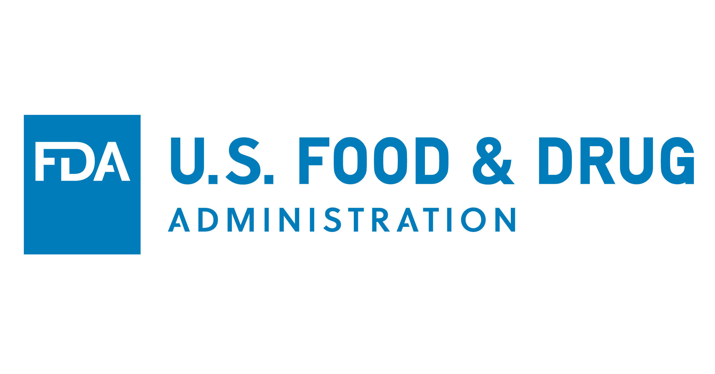 The logo of the U.S. Food and Drug Administration (FDA), featuring the letters "FDA" in stylized text.