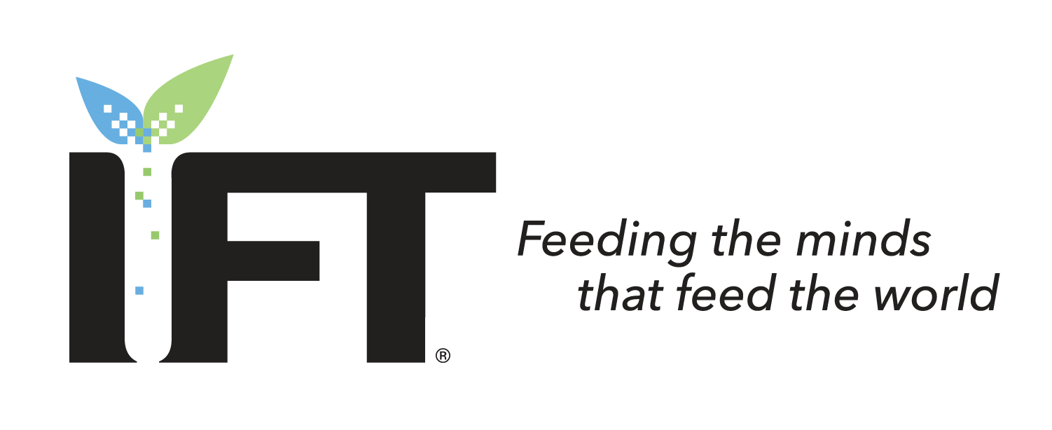 "IFT - Feeding the Minds that Feed the World" logo featuring the acronym "IFT" in bold letters with a tagline