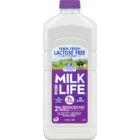 Milk for Life® Lactose Free 2% Reduced Fat Milk carton.