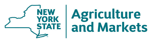 New York State Agriculture and Markets logo, representing the state's agricultural initiatives.