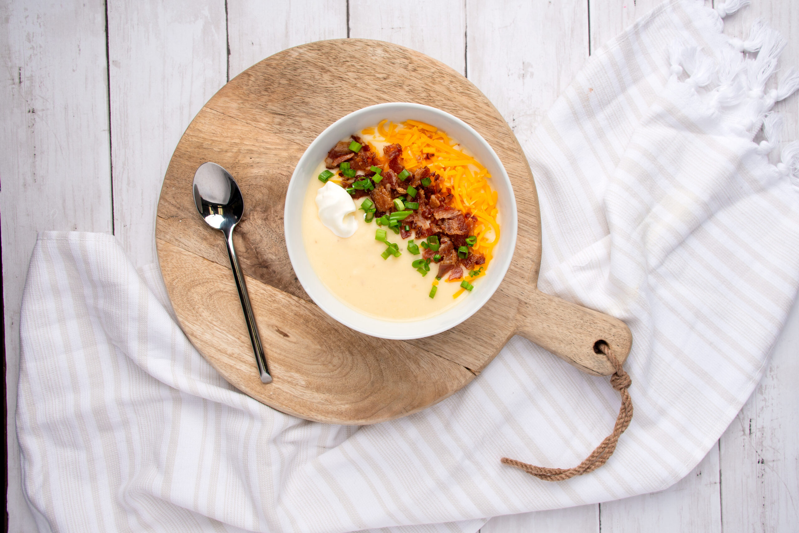 Good-For-You Loaded Potato Soup