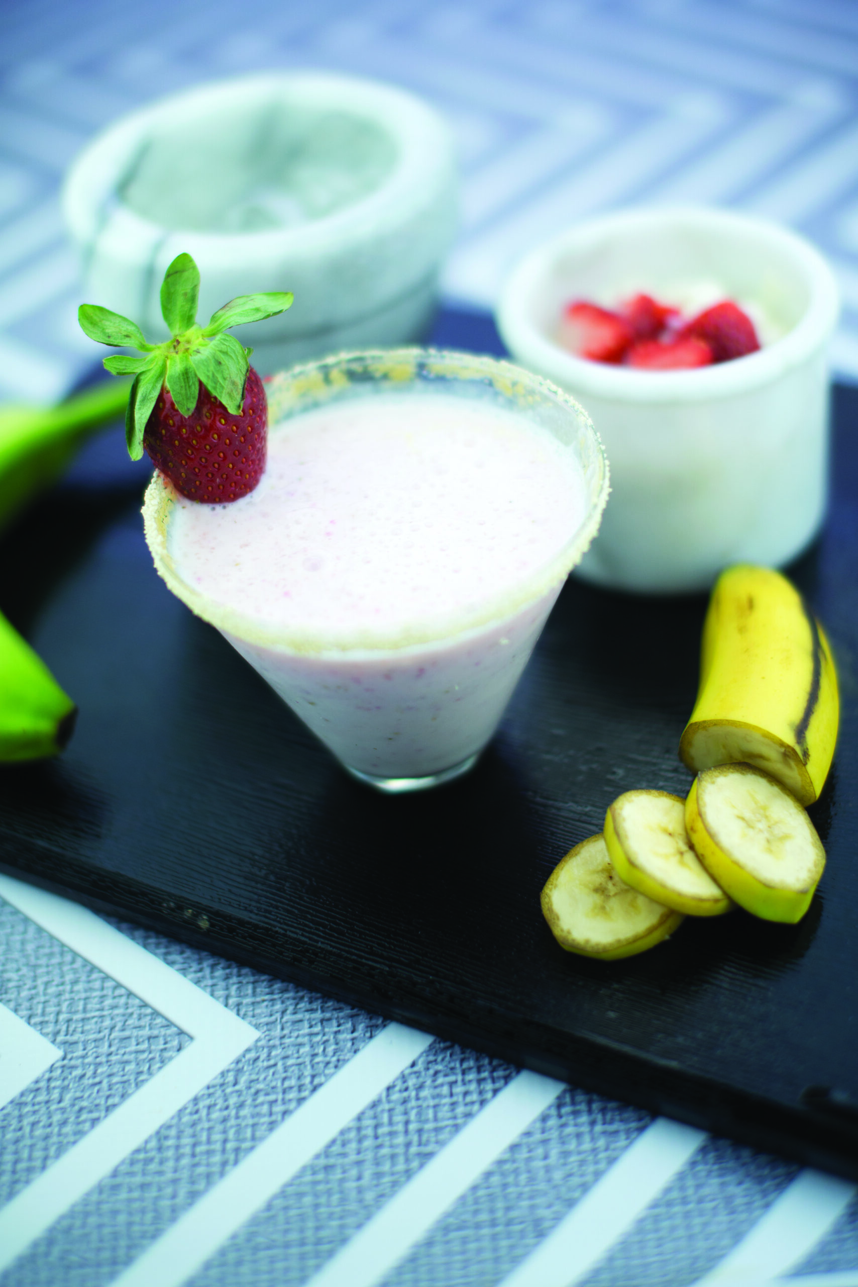 Strawberry Banana Yogurt Shake