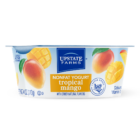 Upstate Farms® 4oz Tropical Mango Nonfat Yogurt cup.