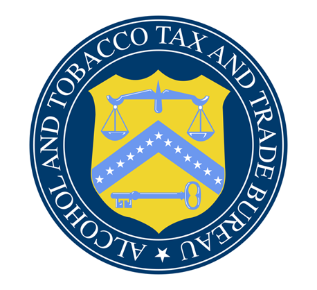 Alcohol and Tobacco Tax and Trade Bureau (TTB) logo