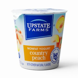 Upstate Farms® 8oz Country Peach Nonfat Yogurt