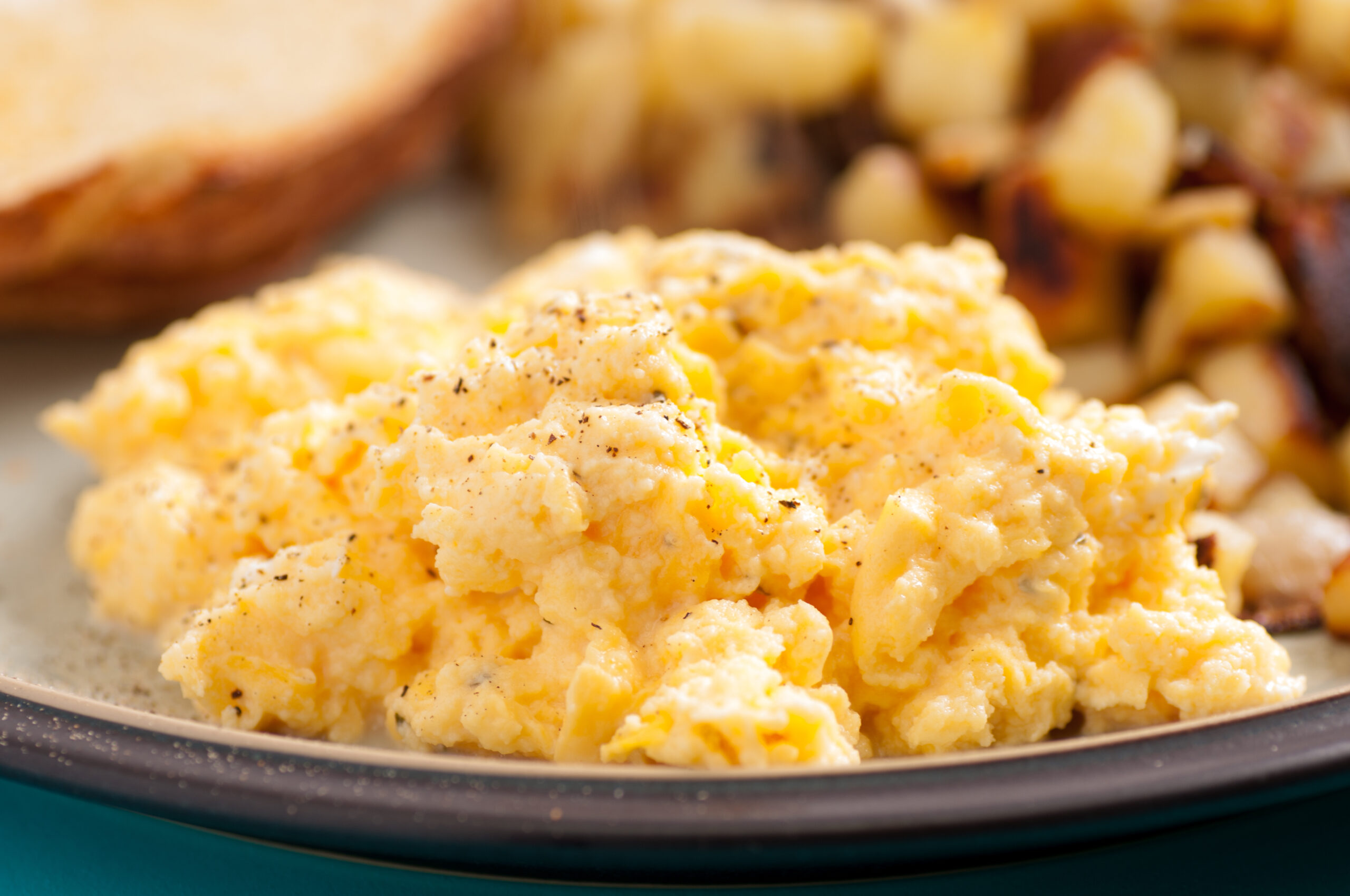 Power Scramble with Greek Yogurt