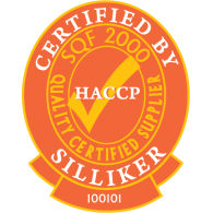 Certified Silliker HACCP logo, with the words "Certified" and "HACCP" displayed alongside the Silliker branding.