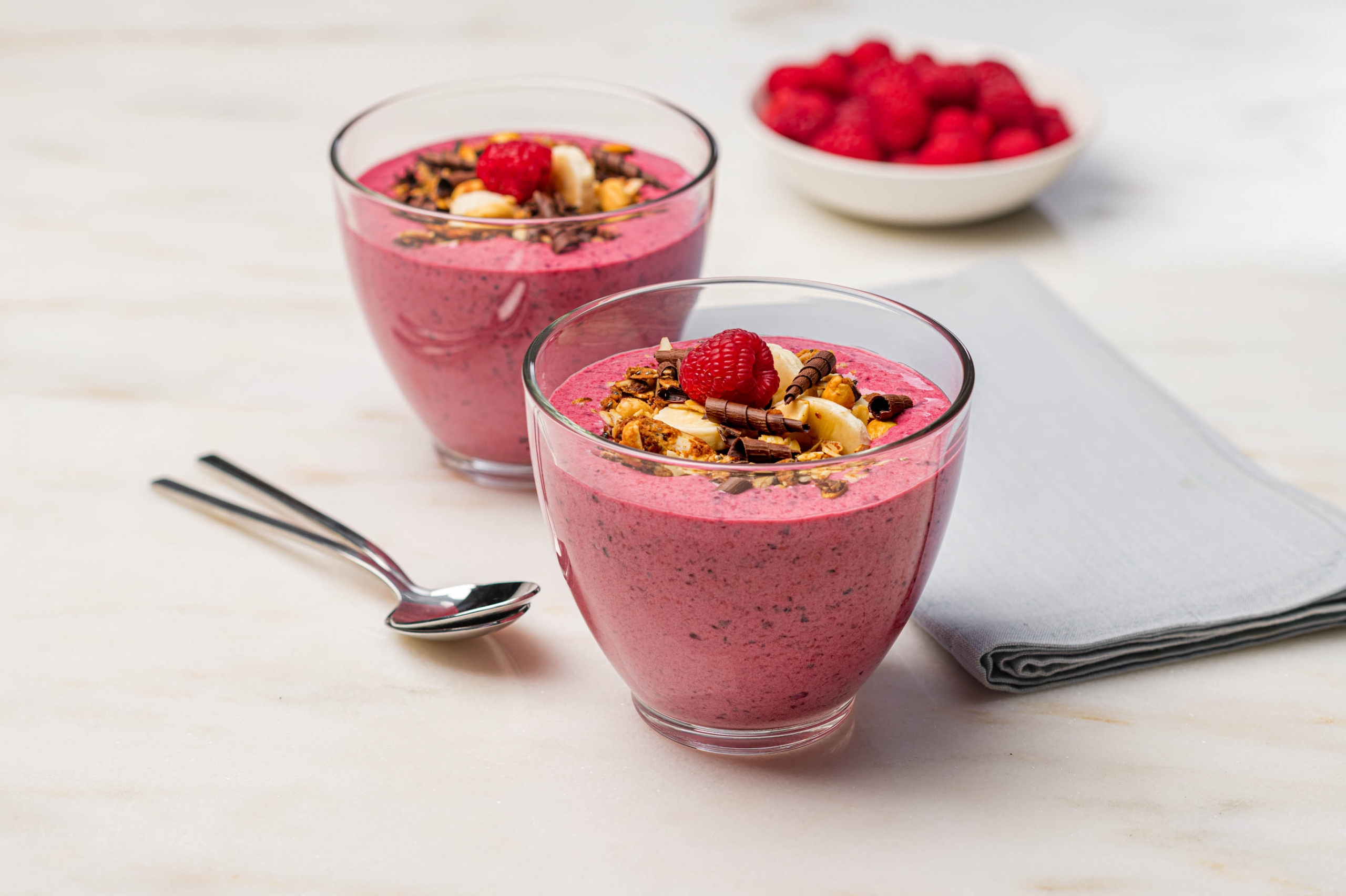 Berries and Cream Smoothie Bowl