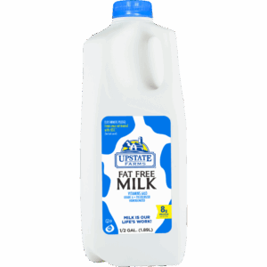 Upstate Farms® Fat Free (Skim) Milk Half Gallon