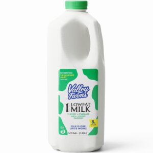 Valley Farms® 1% Low Fat Milk Half Gallon