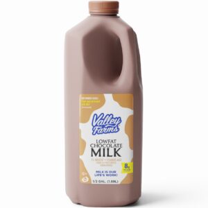 Valley Farms® Lowfat Chocolate Milk Half Gallon